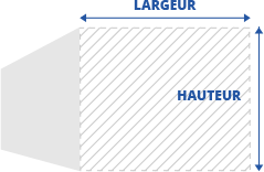 Schéma de calcul de surface